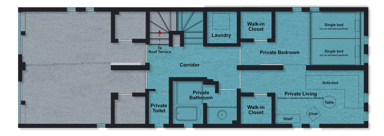 Oyado Floor Plan 2F